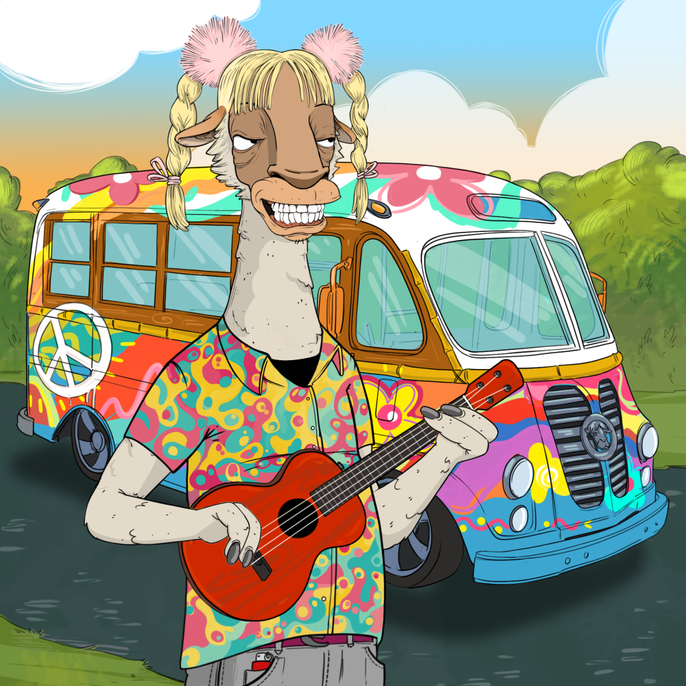 Jammin' Alpacas #8564