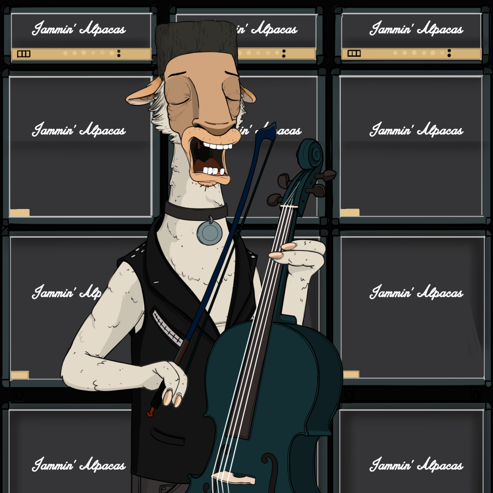 Jammin' Alpacas #8984